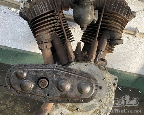 1919 Harley Davidson J engine and GearBox