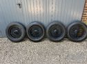 Four 18' split rim wheels with Blockley tyres