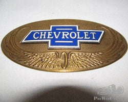 6 Chevrolet 1928 radiator badge