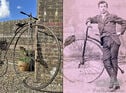 1873 MEYER TRANSITIONAL VELOCIPEDE (47″ WHEEL) High Wheeler, Ordinary, Penny Farthing)