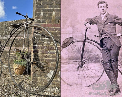1873 MEYER TRANSITIONAL VELOCIPEDE (47″ WHEEL) High Wheeler, Ordinary, Penny Farthing)
