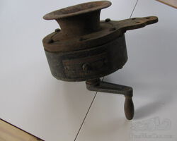 Handklaxon, manualy crank operated klaxon, horn, claxon