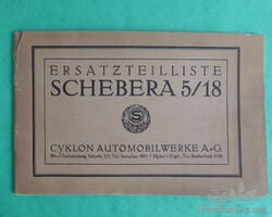 Schebera Ersatzteilliste original inklusive Versand