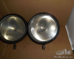 Joseph Lucas R57 brass headlights