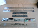 Various original coach builder plates