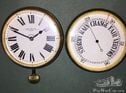 Edwards & Sons - Edwardian 8 day clock and barometer set.