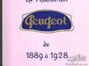 Peugeot, la production 1889 - 1928