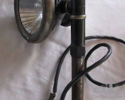 Bosch JP110 headlight with rearview mirror, 1907-1913