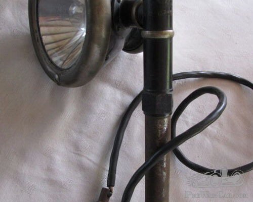 Bosch JP110 headlight with rearview mirror, 1907-1913