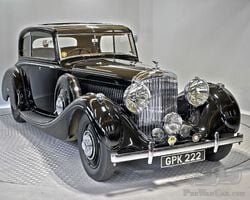 1938 Derby Bentley 4.25 Litre High Vision Coupe by H.J. Mulliner.