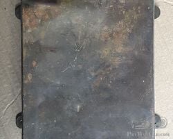 Copper oil tank with brass cap and drain