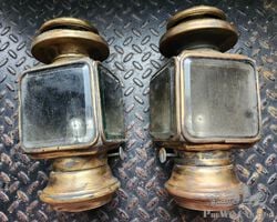Brass Atwood-Castle #104 Sidelamps from 1908-1912