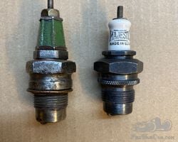 Splitdorf green and majestic spark plug