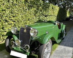 Singer 9 Le Mans Special Speed in British Racing Green, bouwjaar 1935