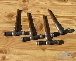 4 art-deco door handles