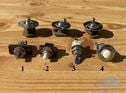 various buttons and switches