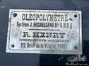 Oiler for antique cars Oléopolymétere R. Henry Paris