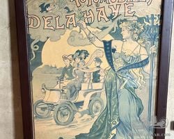 Automobiles Delahaye Advertising Poster from 1901