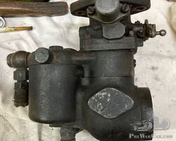 Original Bronze Solex 46 Updraft Carburettor - Complete