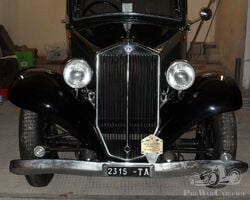 LANCIA AUGUSTA BERLINE III SERIE 1936 - TARGA E LIBRETTO ORIGINALI