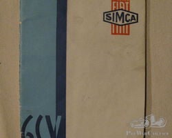 IB9 Fiat Simca 6CV 6 CV notice d’entretien owner’s manual