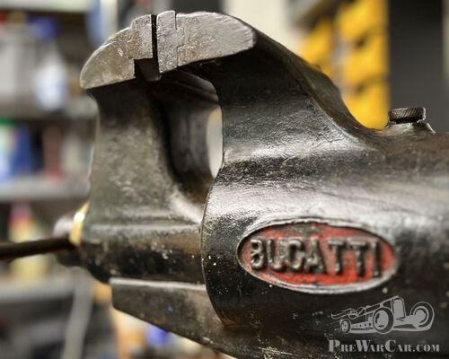 Original Molsheim Bugatti Schraubstock Nr. 52 (Matching Numbers!)