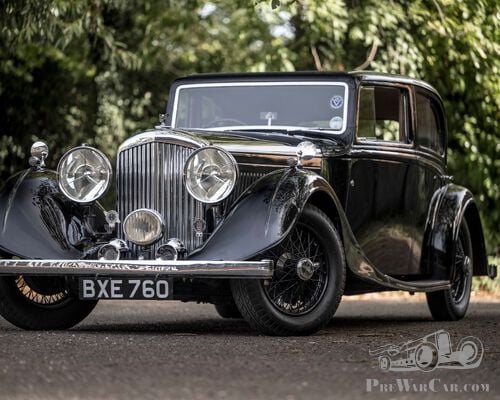 1935 Bentley Derby - Restoration works done by Fiennes in 1987 & 1996
