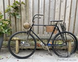 Veteran motorcycle frame for clipon Engine