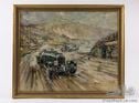 PAT NEVIN: Ulster T.T. 1929, oil on board, signed, depicting the Bentley Blower #63 of Sir Henry Tim Birkin and the eventual winner the Mercedes-Benz SS #70 of Rudolf Caracciola | Donington Auctions | 17 Oktober 2026