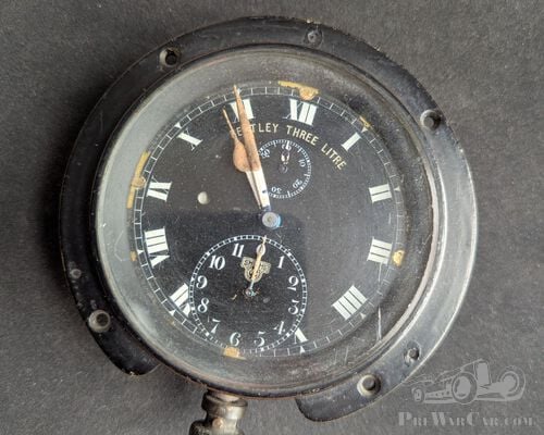 A scarce Bentley 3 litre 'time of trip' chronometer by Smiths, 1920s