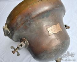 Large CAV electric brass headlamp