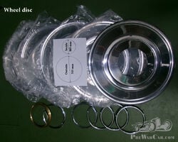Wheel covers and outer mounting rings