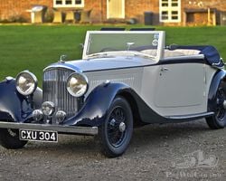 1936 4.25 LITRE DERBY BENTLEY PARK WARD DROP HEAD