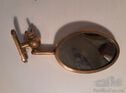 Vintage Brass Oval Wing Mirror – 125 × 85 mm – Adjustable Ball Joint. Price: €55